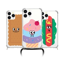 [TryCozy] 패스트푸드 폰스트랩 방탄 젤하드케이스