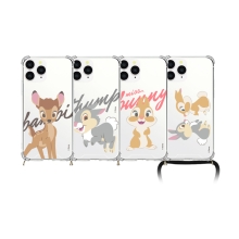 디즈니 밤비 큐티 폰스트랩 방탄 젤하드케이스