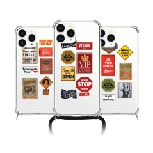 [TryCozy] 레트로패치 폰스트랩 방탄 젤하드케이스