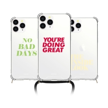 [TryCozy] 문구시리즈 폰스트랩 방탄 젤하드케이스