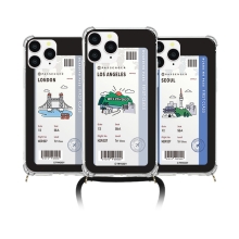 [TryCozy] 뉴에어티켓 폰스트랩 방탄 젤하드케이스