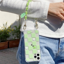 [TryCozy] 스윗베어 체인 패턴 폰스트랩 방탄 젤하드케이스