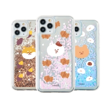 겨울동물 샤이닝 글리터젤리케이스