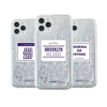 타이포라벨 샤이닝 글리터젤리케이스