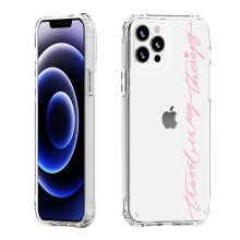 [TryCozy] 파스텔레터링 클리어 에어쿠션 젤하드케이스