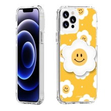 [TryCozy] 스마일플라워 에폭시톡 클리어 에어쿠션 젤하드케이스