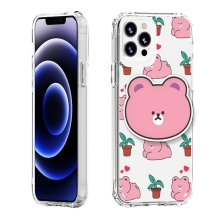 [TryCozy] 베어 썸머 에폭시톡 클리어 에어쿠션 젤하드케이스