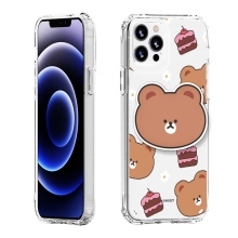 [TryCozy] 베어 푸드 에폭시톡 클리어 에어쿠션 젤하드케이스