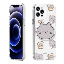 [TryCozy] 야옹이 식빵 에폭시톡 클리어 에어쿠션 젤하드케이스