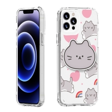 [TryCozy] 야옹이 점프 에폭시톡 클리어 에어쿠션 젤하드케이스