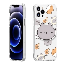 [TryCozy] 야옹이 장난감 에폭시톡 클리어 에어쿠션 젤하드케이스