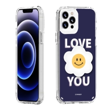 [TryCozy] 스마일플라워 러브 에폭시톡 클리어 에어쿠션 젤하드케이스