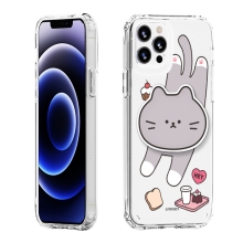 [TryCozy] 야옹이 산책 에폭시톡 클리어 에어쿠션 젤하드케이스