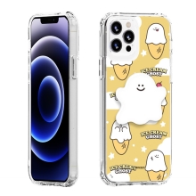 [TryCozy] 유령 아이스크림 에폭시톡 클리어 에어쿠션 젤하드케이스