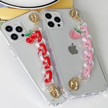 [TryCozy] 해피프룻 체인 베이직 클리어 에어쿠션 젤하드케이스