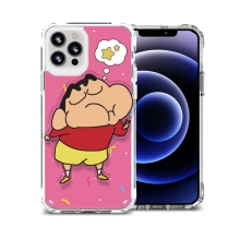 [SHINCHAN]짱구는못말려 냠냠시리즈 빅아크릴 스마트톡 클리어 에어쿠션 젤하드케이스