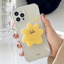 [TryCozy] 와글와글 에폭시톡 클리어 에어쿠션 젤하드케이스