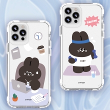 [TryCozy] 블랙래빗 버킷리스트 클리어 에어쿠션 젤하드케이스