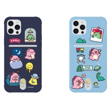 [TryCozy] 핑크 리틀티노 패치 소프트 에어쿠션 카드젤리케이스