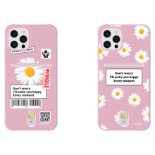 [TryCozy] 데이지라벨 핑크 소프트 에어쿠션 카드젤리케이스