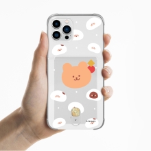 [TryCozy] 겨울동물 클리어 에어쿠션 카드젤리케이스