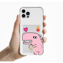 [TryCozy] 공룡커플 클리어 에어쿠션 카드젤리케이스