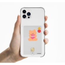 [TryCozy] 러브베어 클리어 에어쿠션 카드젤리케이스