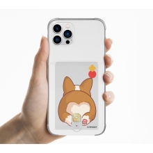 [TryCozy] 웰시코기 클리어 에어쿠션 카드젤리케이스