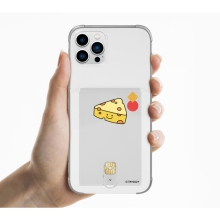 [TryCozy] 푸드시리즈 클리어 에어쿠션 카드젤리케이스