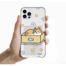 [TryCozy] 냥이의하루 냥젤리 에폭시톡 클리어 에어쿠션 카드젤리케이스