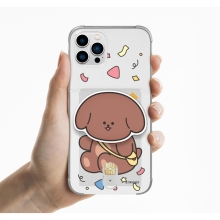 [TryCozy] 댕댕이 파티 에폭시톡 클리어 에어쿠션 카드젤리케이스