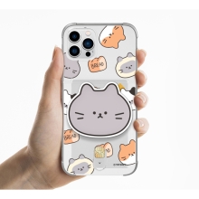 [TryCozy] 야옹이 장난감 에폭시톡 클리어 에어쿠션 카드젤리케이스