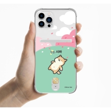 [Silver Bell]실버벨 귀염뽀짝 나들이시바 클리어 에어쿠션 카드젤리케이스