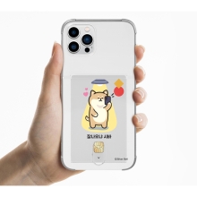 [Silver Bell]실버벨 귀염뽀짝 일상시바 클리어 에어쿠션 카드젤리케이스