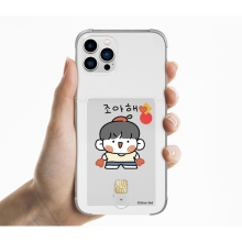 [Silver Bell]실버벨 뽀시래기 시즌6 클리어 에어쿠션 카드젤리케이스