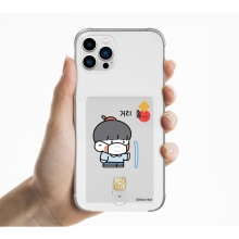 [Silver Bell]실버벨 뽀시래기 시즌7 클리어 에어쿠션 카드젤리케이스