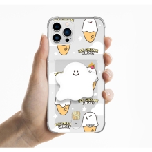 [TryCozy] 유령 아이스크림 에폭시톡 클리어 에어쿠션 카드젤리케이스