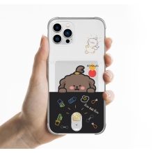 [TM]티엠 쌀밥약밥 빼꼼 클리어 에어쿠션 카드젤리케이스