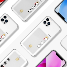 [TryCozy] 냥이멍뭉 페이스 클리어 에어쿠션 카드젤리케이스