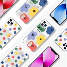 [TryCozy] 와글와글 패턴 클리어 에어쿠션 카드젤리케이스