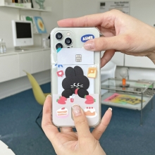 [TryCozy] 블랙래빗 버킷리스트 클리어 에어쿠션 카드젤리케이스