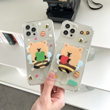 [TryCozy] 꿀벌 쿼카 에폭시톡 클리어 에어쿠션 카드젤리케이스