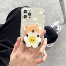 [TryCozy] 동물 데이지 에폭시톡 클리어 에어쿠션 카드젤리케이스