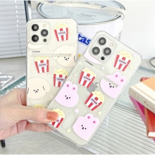 [TryCozy] 팝콘패턴 클리어 에어쿠션 카드젤리케이스