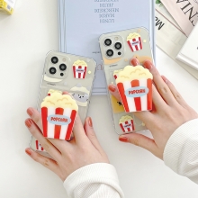 [TryCozy] 팝콘패턴 에폭시톡 클리어 에어쿠션 카드젤리케이스