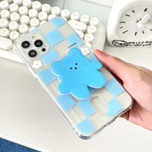 [TryCozy] 스윗베어패턴 에폭시톡 클리어 에어쿠션 카드젤리케이스