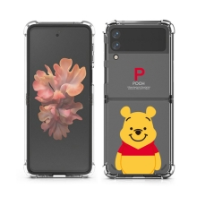 디즈니 곰돌이 푸 이니셜 갤럭시Z플립시리즈 투명범퍼케이스