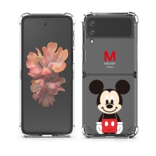 디즈니 이니셜 갤럭시Z플립시리즈 투명범퍼케이스