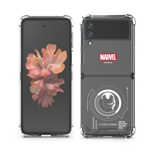 마블 아이언맨 엠블럼 갤럭시Z플립시리즈 투명범퍼케이스