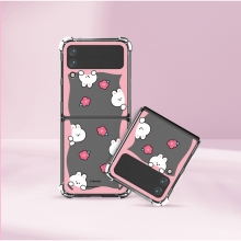 [TryCozy] 갤럭시Z플립시리즈 투명범퍼케이스 숨바꼭질 바니